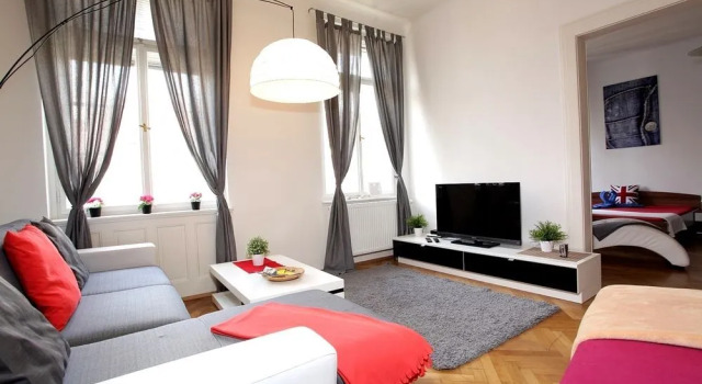 Large Wenceslas Square Apartment for 10 guests, Забронировать Апартаменты/квартира Апартаменты Праги, рядом с Mozart Dinner Prague, Апартаменты/квартира