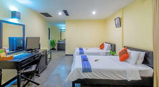 Двухместный номер Deluxe Lin Ratanak Angkor Hotel