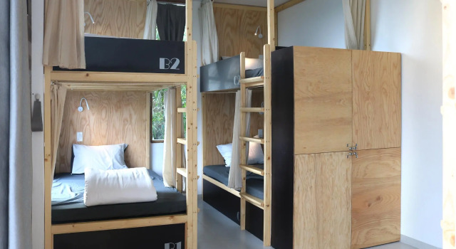 Кровать в общем номере NANO Eco-Hostel