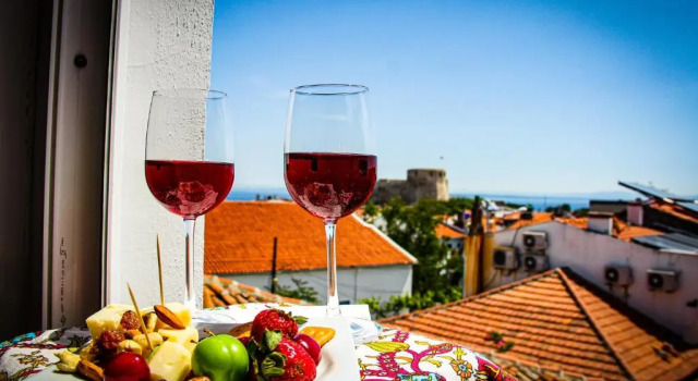 Двухместный номер Standard с видом на море 19 Oda Bozcaada (Adults Only)