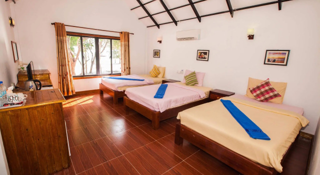 Трёхместный номер Standard с красивым видом из окна Orchid Resort