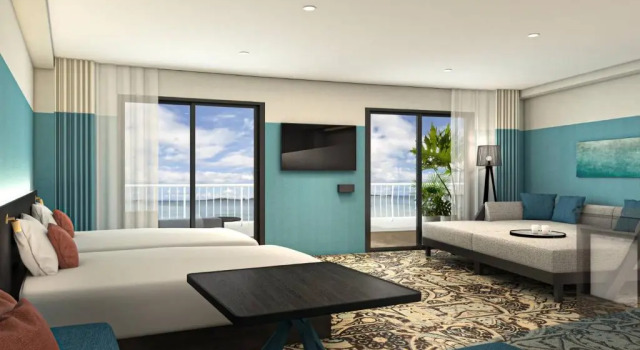 Двухместный номер Deluxe с видом на море TWIN LINE HOTEL YANBARU OKINAWA JAPAN Formerly Okinawa Suncoast Hotel