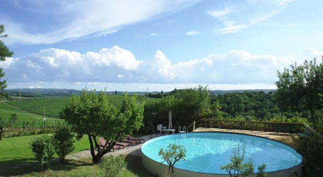 A part of a beautiful mansion with view of the Chianti Classico hills, Забронировать Отель Отели Кьянти 3 звезды, 3*