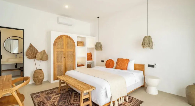 Luxe Villa Amra By OriVista w/ Rice Field Views, Rezervovat Vila Chaty v Bali, Chalupa