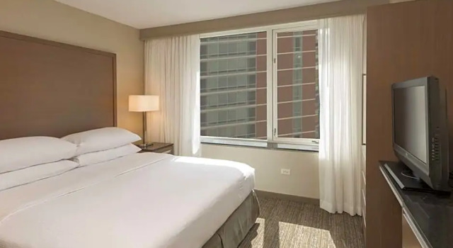 Двухместный люкс с 2 комнатами Embassy Suites by Hilton Chicago Downtown Magnificent Mile