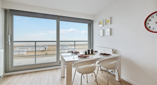 Apartment With Frontal sea View in Knokke
