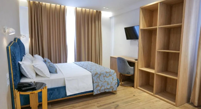 Luksusowy trzyosobowy pokój i balkonem Hotel Bora Bora