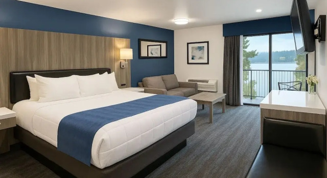 Двухместный номер Standard с видом на залив Oyster Bay Inn & Suites