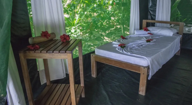 Двухместное бунгало с видом на сад La Leona Eco Lodge