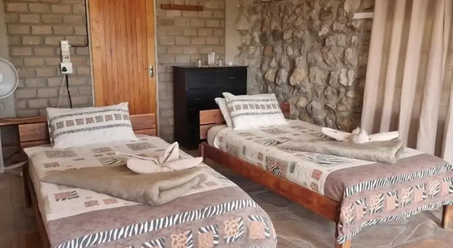 Standard double chambre Vue jardin Fiume Bush Camp Namibia