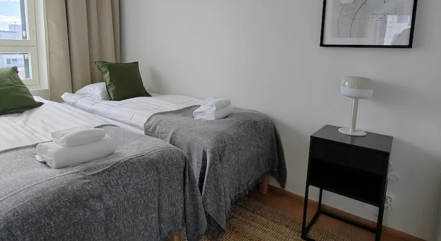 Апартаменты Standard Forenom Serviced Apartments Oulu Lekatie