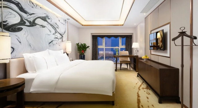 Семейный номер Deluxe с 2 комнатами с видом на океан Hisoar Hotel Shenzhen