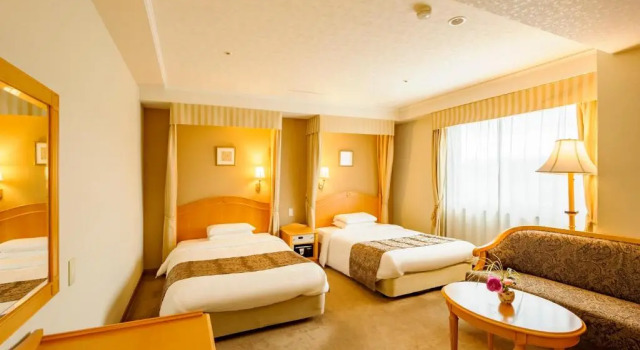 Двухместный номер Basic Kanazawa Hakuchoro Hotel Sanraku -Natural Hot Spring