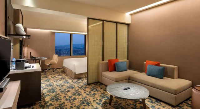Двухместный люкс Deluxe Hilton Taipei Sinban