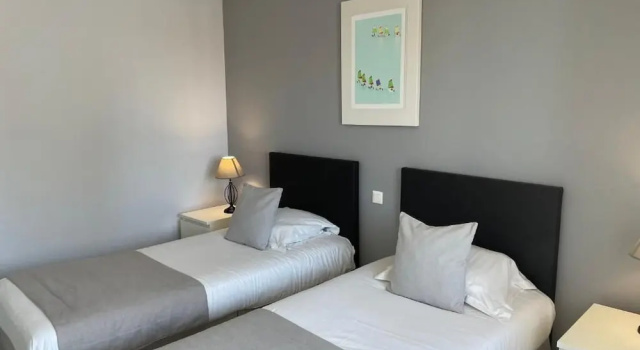 Четырёхместный номер Standard с частичным видом на море Hôtel de la Plage