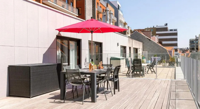 Апартаменты Sunny Apartment in Knokke-heist With big Terrace