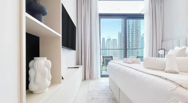 Апартаменты Luxury Burj Crown 4bedroom Balcony & Downtown View