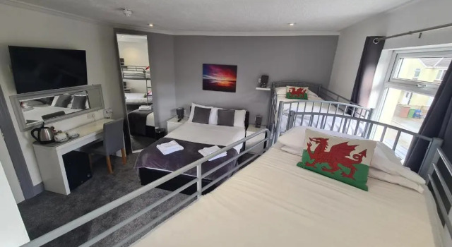 Семейный номер Standard с видом на горы Y Gwynedd Inn