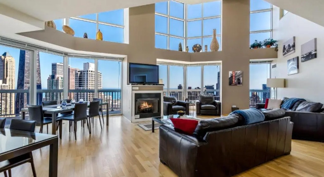 Апартаменты Пентхаус с 3 комнатами The Penthouse at Grand Plaza