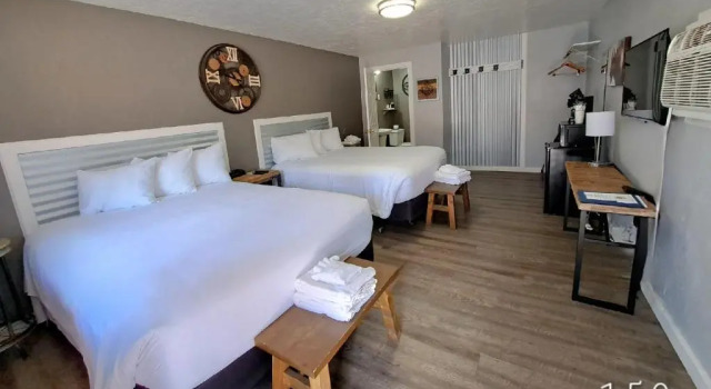 Deluxe Doppel Zimmer Buffalo Lodge Bicycle Resort - Amazing access to local trails & the Garden