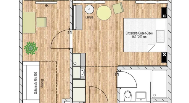 Двухместный номер Standard с видом на горы Boardinghouse Das RUNDUM