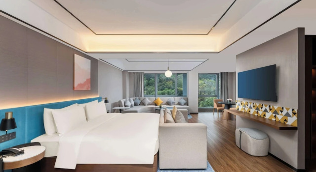 Двухместный номер Deluxe Hilton Garden Inn Huzhou High-Speed Railway Station