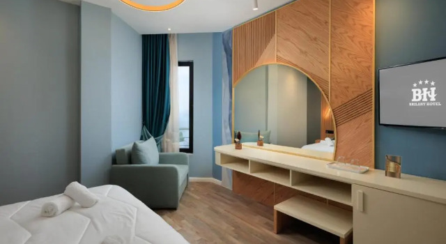 Двухместный номер Standard с частичным видом на море Hotel Brilant Saranda