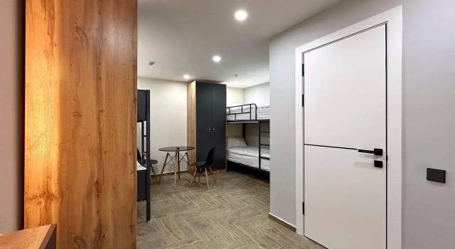 Кровать в общем номере Boutique Hotel 108