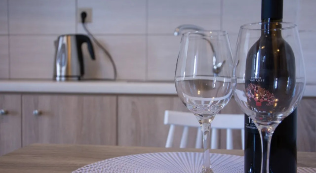 Апартаменты с балконом и с видом на город Horizon Apartments Platanias