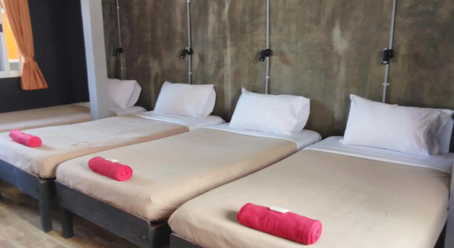 Кровать в общем номере North Star Guest House