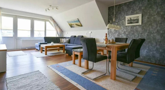 Апартаменты Ferienwohnung-56-WLAN-mit-Sonnenbalkon-Residenz-Meeresbrandung-Duhnen