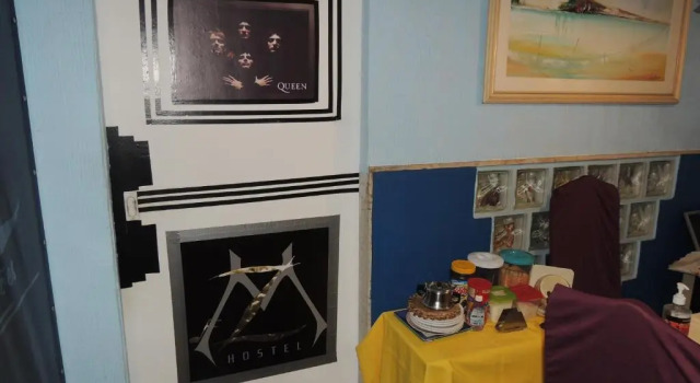 Кровать в общем номере MZ Hostel