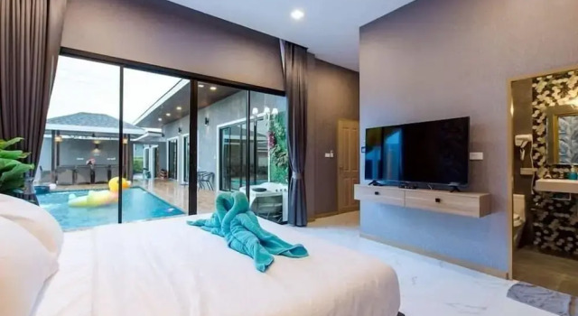 Sabaidee Pool Villa Cha-am, Забронировать Вилла Виллы Пхетчабури, Вилла