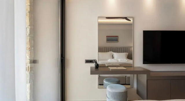 Двухместный номер Deluxe с видом на море Ennea Muses Rooms and Suites