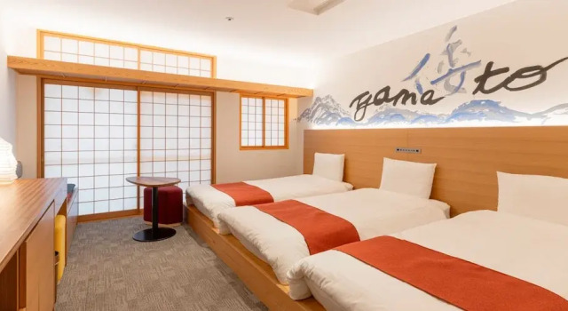 Трёхместный номер Standard с видом на озеро Hotel Tenpyo Naramachi
