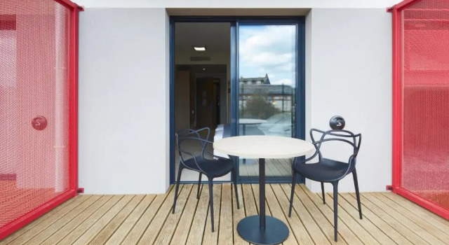 Двухместная студия с красивым видом из окна Kyriad Prestige Residence & Spa Cabourg-Dives-sur-Mer