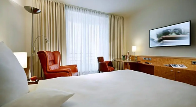 Одноместный номер Deluxe Lindner Hotel Dusseldorf Airport, part of JdV by Hyatt