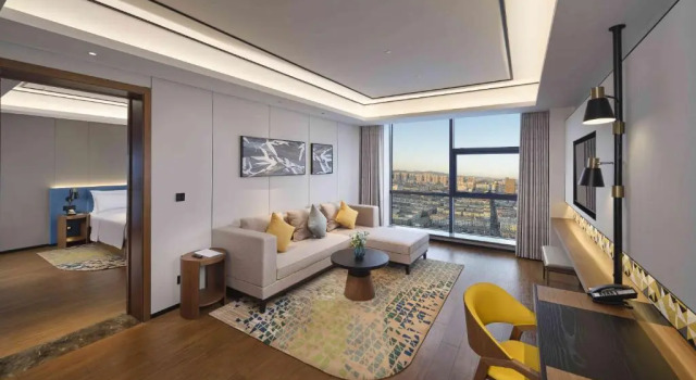 Двухместный люкс Deluxe Hilton Garden Inn Jinzhou Central Street