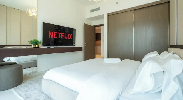 KeyRock - 1BR with Sea & Jumeirah Views, Забронировать Апарт-отель Апарт-отели Эмирата Дубая, рядом с Международный яхт-клуб Дубая, Апарт-отель