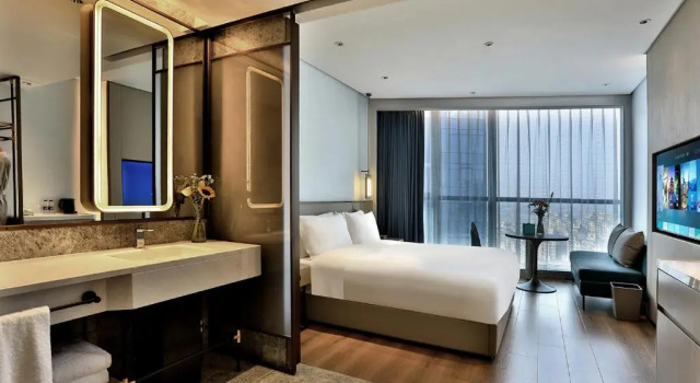 Двухместный номер Deluxe Wyndham Garden Hangzhou Yuhang
