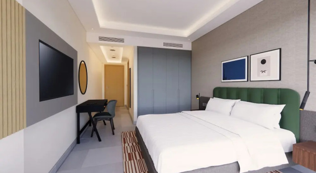 Апартаменты Deluxe c 1 комнатой с видом на бассейн Marriott Executive Apartments Jumeirah Lakes Towers, Dubai