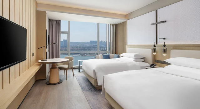 Двухместный клубный номер Standard Qingdao Marriott Hotel Jiaozhou