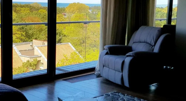 Апартаменты Deluxe c 1 комнатой с видом на море Palanga Sea View No 810 Apartment