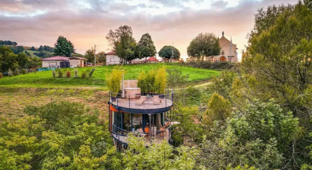 Номер Standard с красивым видом из окна Domaine des Étoiles - Logements Insolites