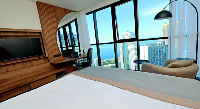 Апартаменты c 1 комнатой Sea View Plaza Batumi Centre