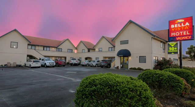 Кровать в общем номере Bella Vista Motel Westport