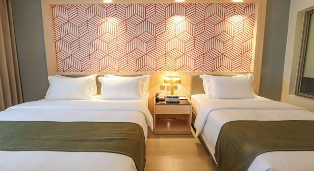 Двухместный номер Standard с видом на бассейн Luxu Hotel and Resort