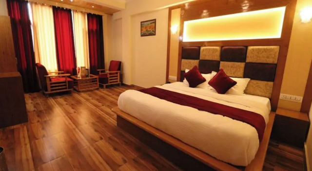 Двухместный номер Deluxe с видом на окрестности Goroomgo New Ambika Mall Road Manali