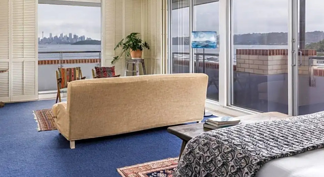 Двухместный люкс с видом на гавань Watsons Bay Boutique Hotel