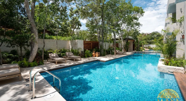 NHOA 102B Lux 1BR Condo Plunge Pool in Aldea Zama, Rezervovat Apartmán Zama 